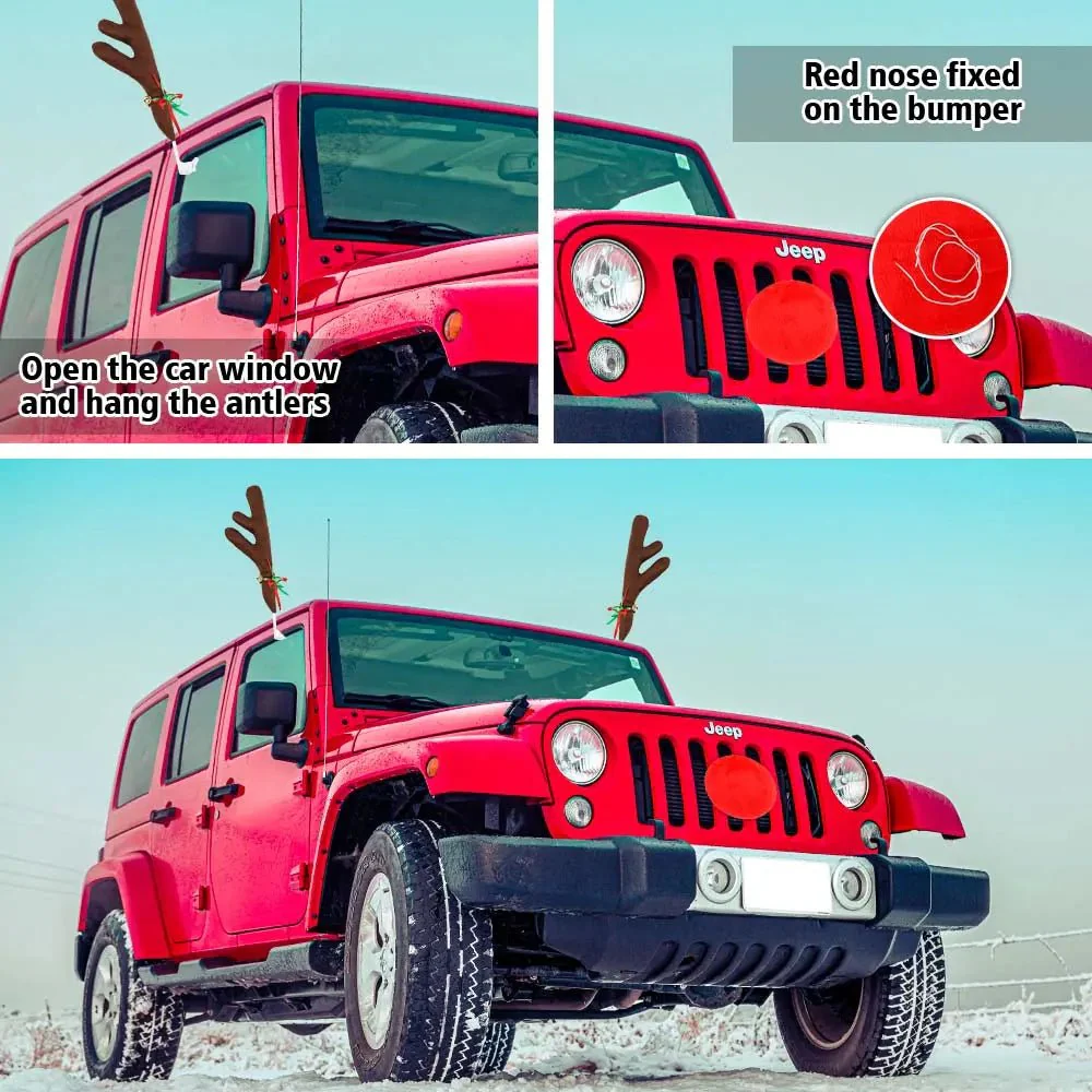 Christmas Auto Decoration Set for Car SUV Van Truck - Image 11