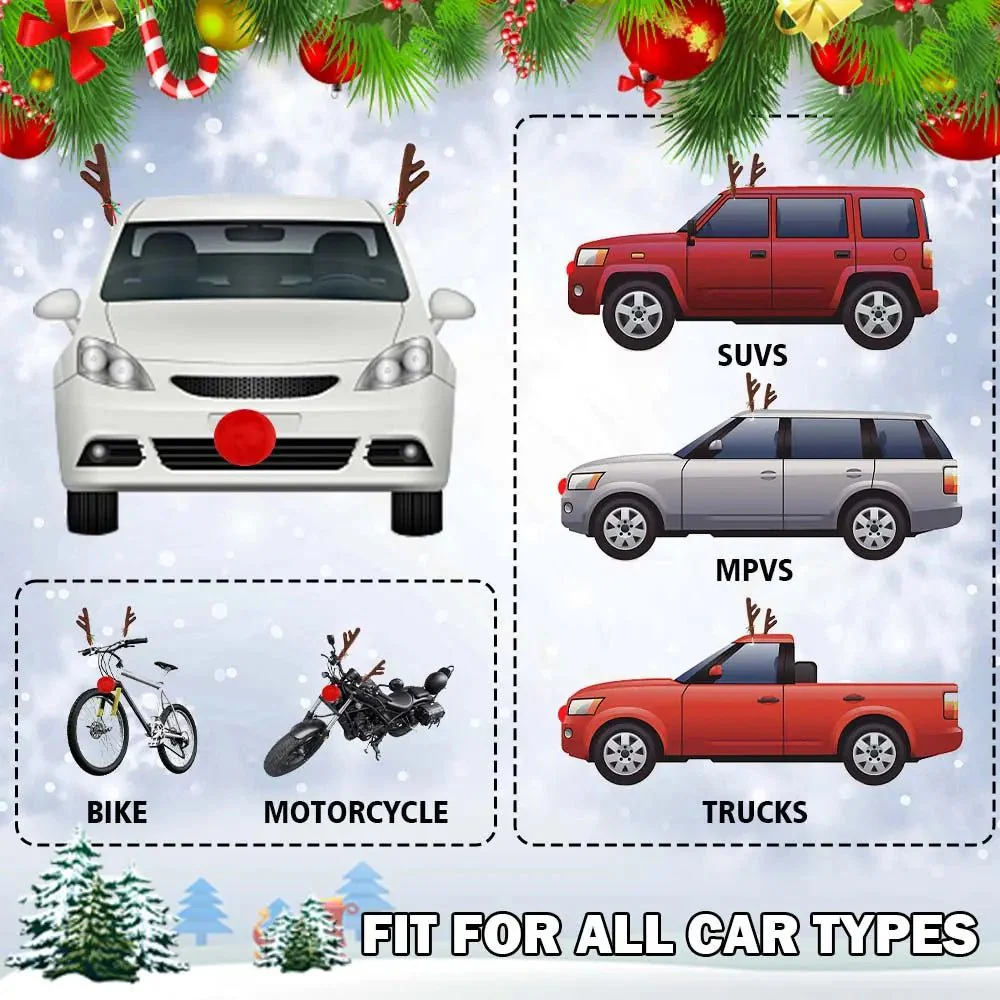 Christmas Auto Decoration Set for Car SUV Van Truck - Image 12