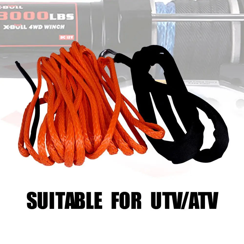 X-BULL Synthetic Winch Rope 1/6'' X 50ft 8000 LBS - Image 4