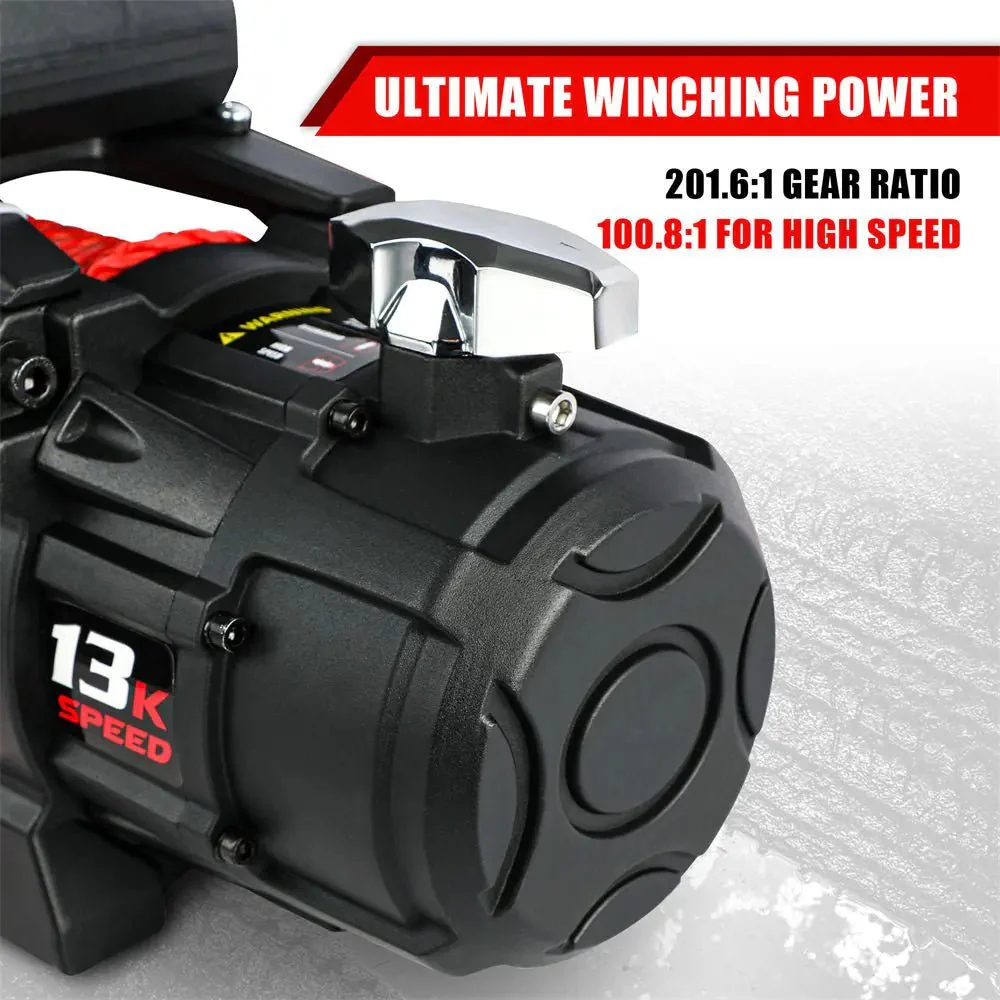 X-BULL High Speed Electric Winch XRS 13000 LBS 12V Synthetic Rope for SUV Jeep Truck 4WD - Image 11