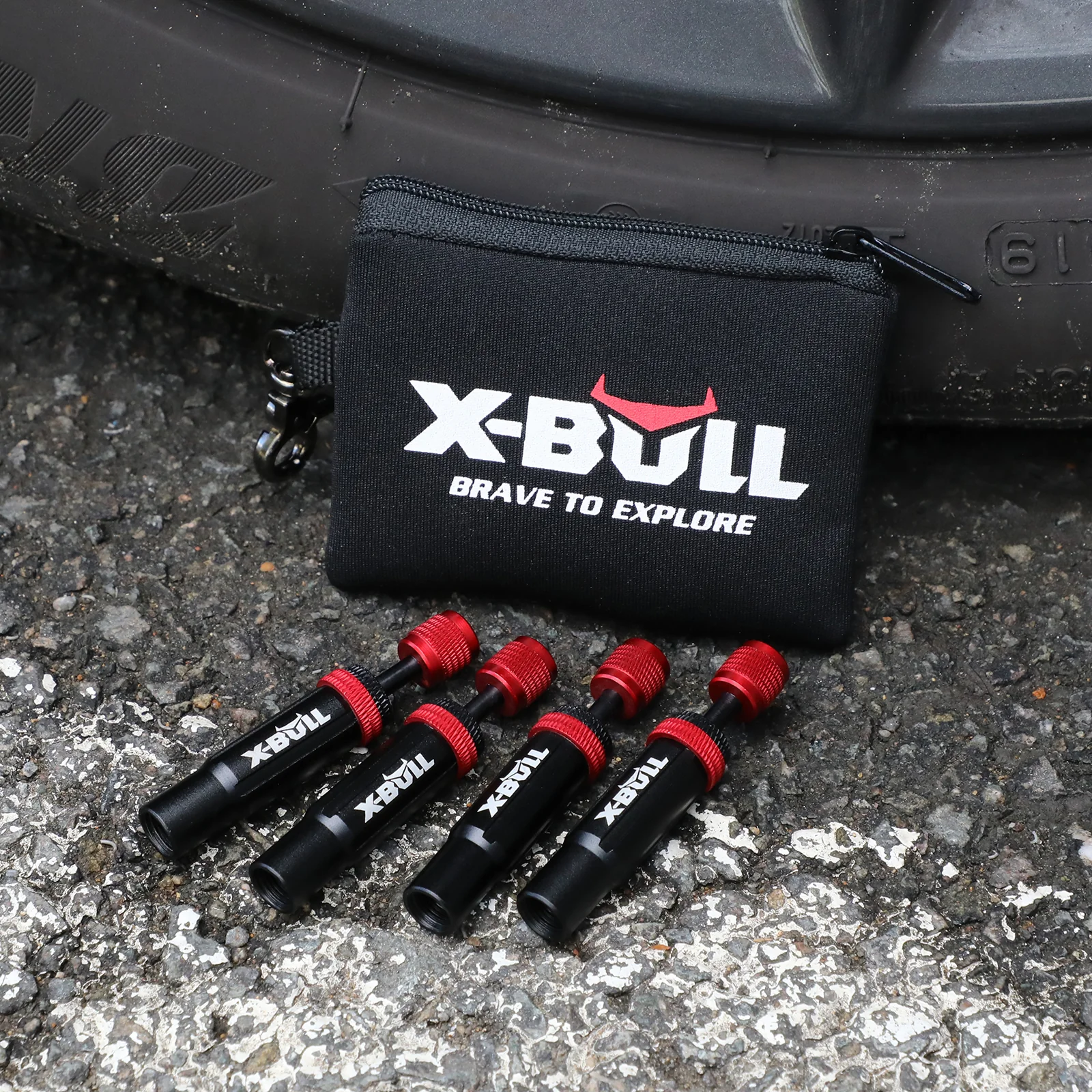 X-BULL 4PCS Tyre Deflators Air Quick Deflator Adjustable 10~30 PSI Tire Valve - Image 6