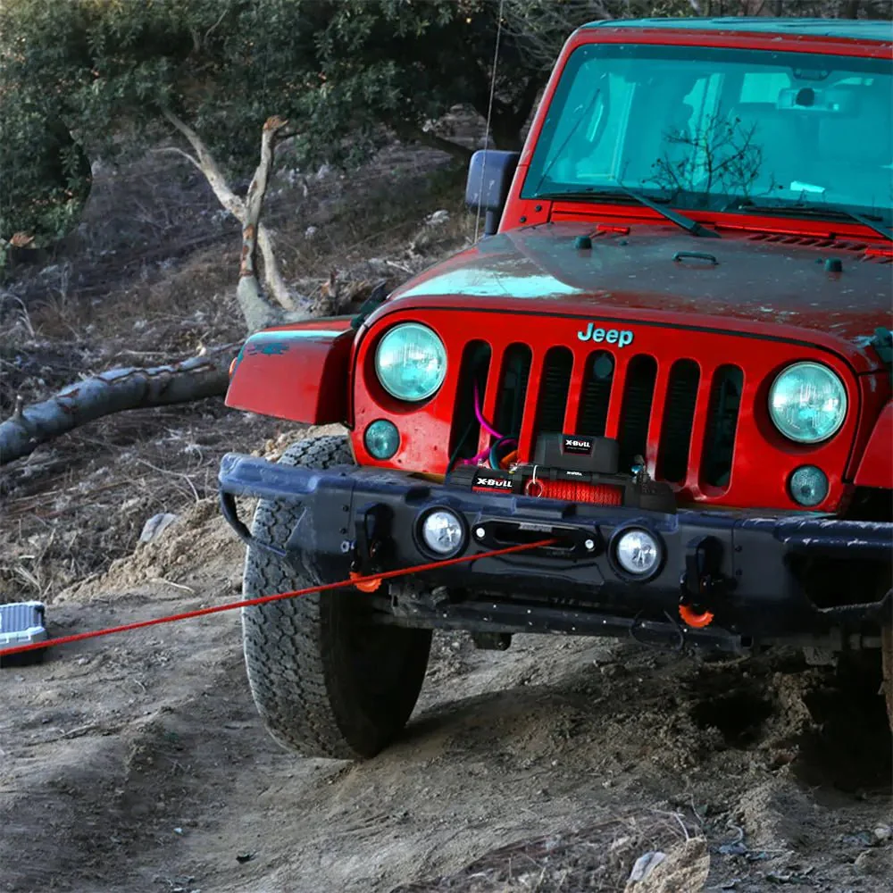X-BULL Electric Winch 10000 LBS 12V Synthetic Rope SUV Jeep Truck 4WD - Image 12