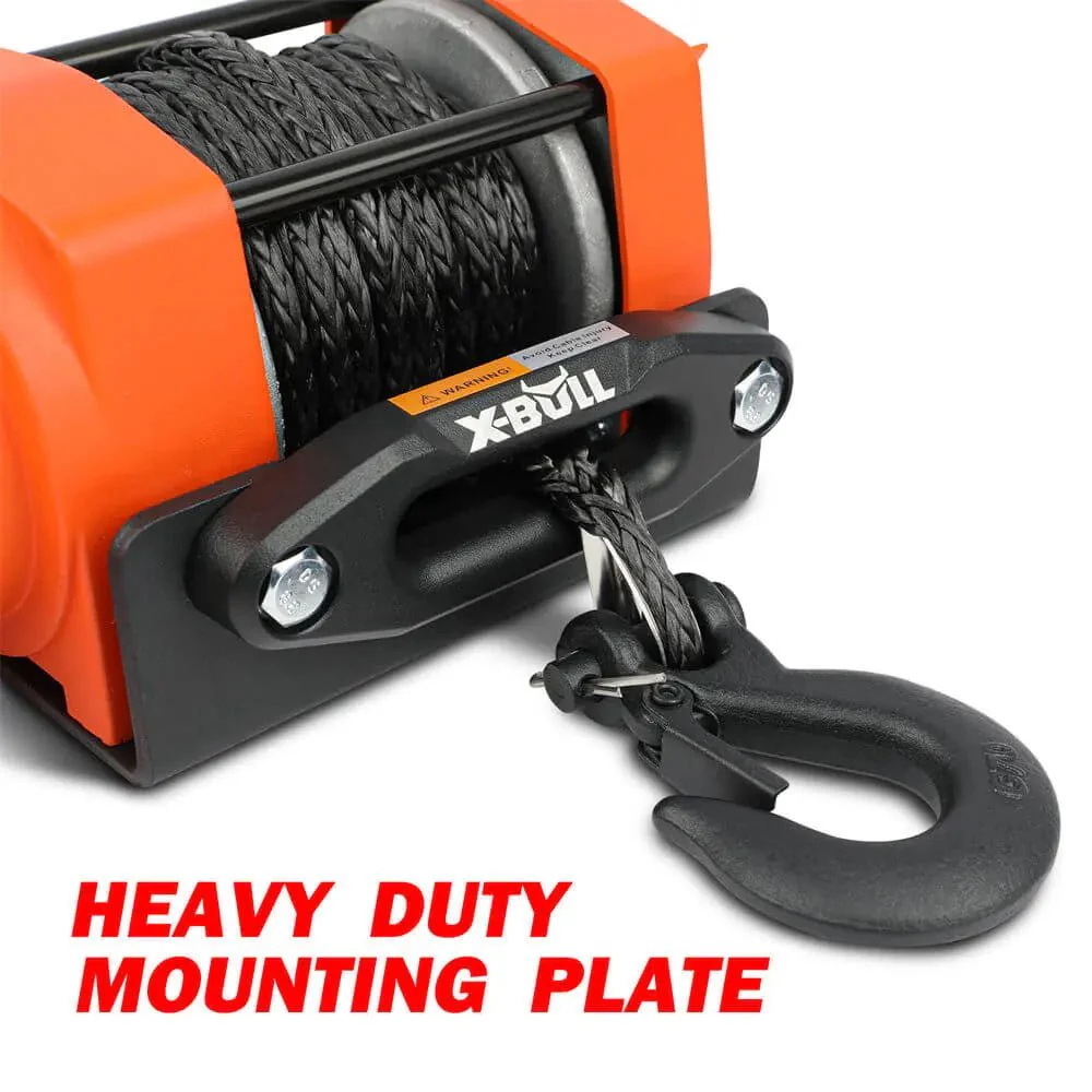 X-BULL Electric Winch 3500 LBS 12V Synthetic Rope ATV UTV Truck 4WD - Image 7