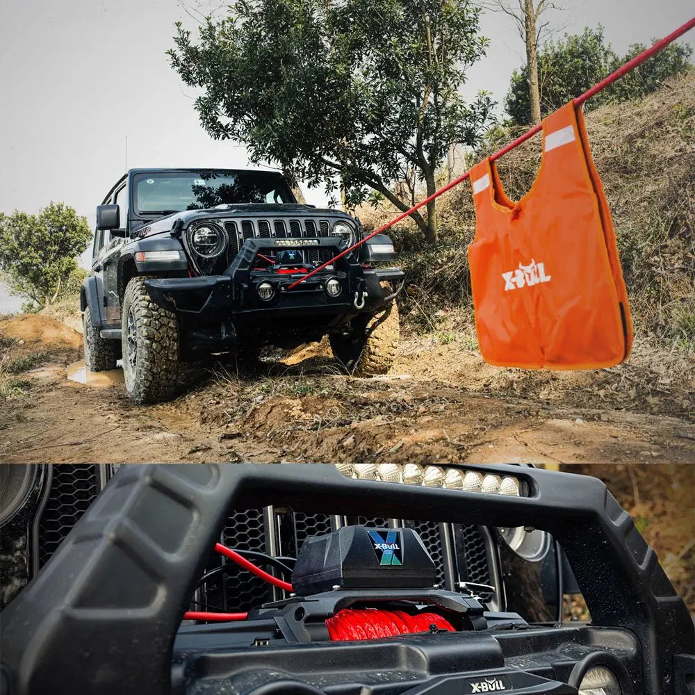 X-BULL Electric Winch XPV 14500 LBS 12V Synthetic Rope SUV Jeep Truck 4WD - Image 14