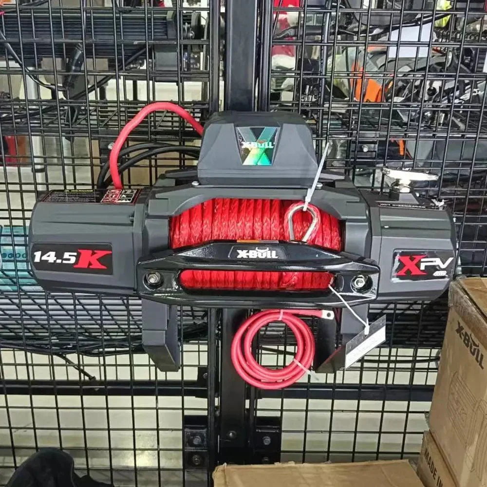 X-BULL Electric Winch XPV 14500 LBS 12V Synthetic Rope SUV Jeep Truck 4WD - Image 16
