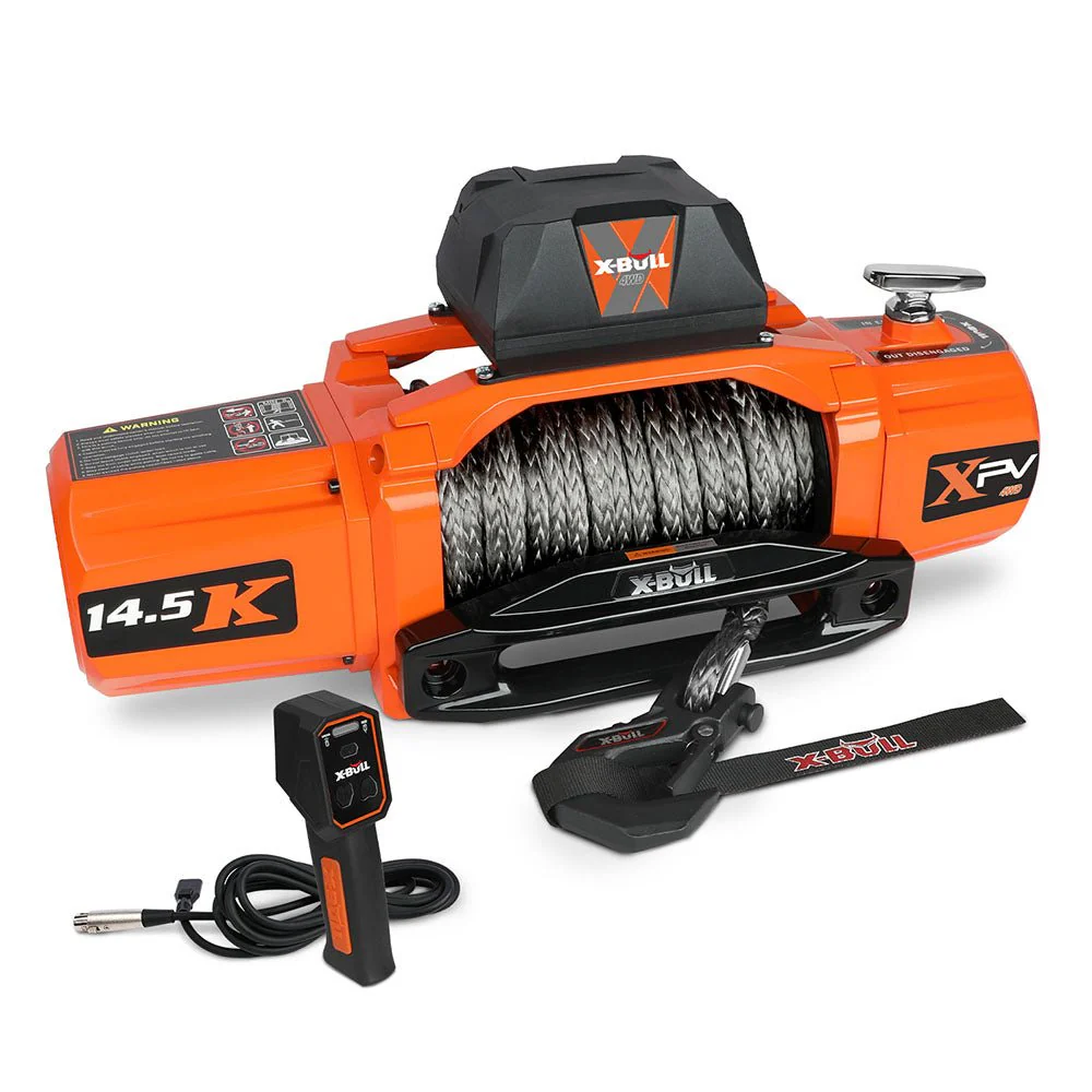 X-BULL Electric Winch XPV 14500 LBS 12V Synthetic Rope SUV Jeep Truck 4WD - Image 18