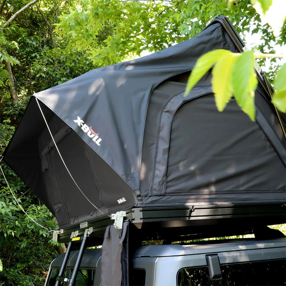 X-BULL Hard Shell Roof Top Tent with Ladder and Mattress - Image 5