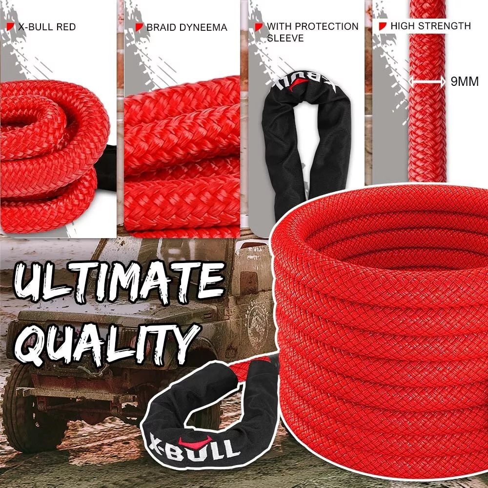 X-BULL Recovery Kinetic Tow Rope 7/8"x20' 28600lbs - Image 4