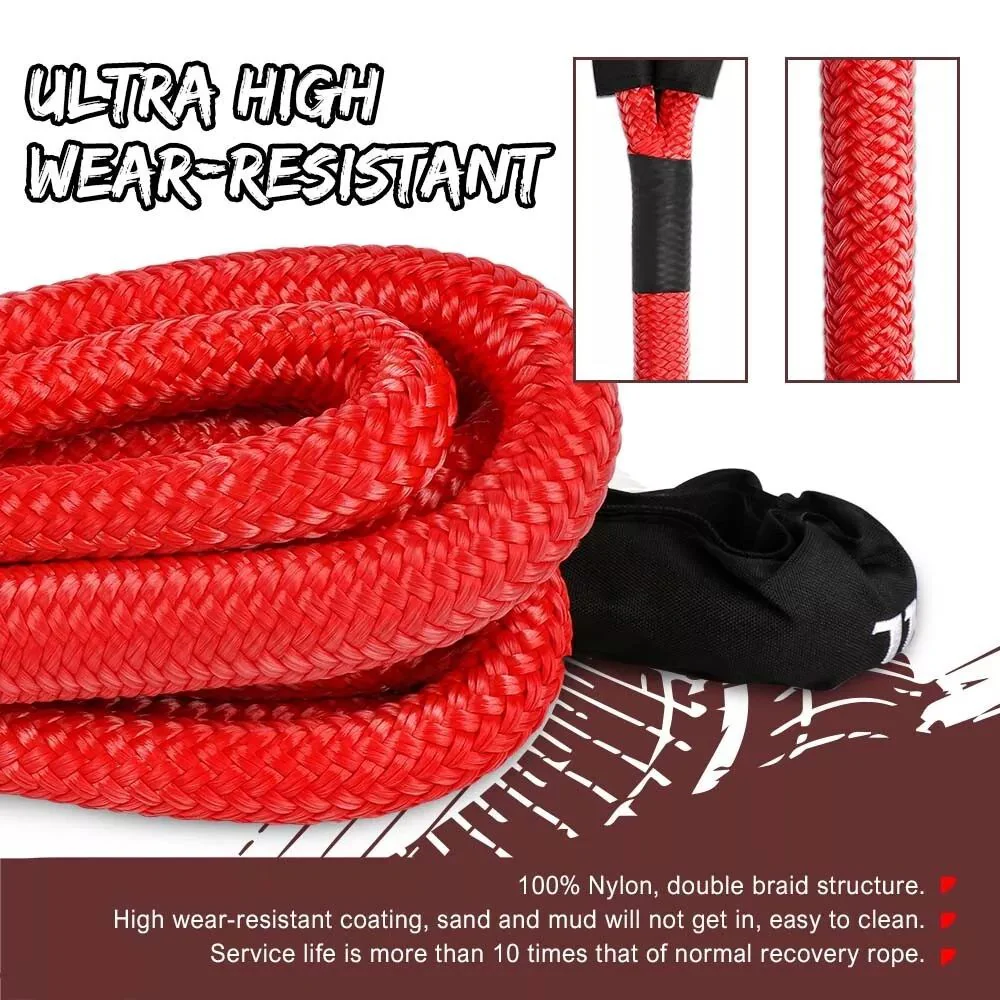X-BULL Recovery Kinetic Tow Rope 7/8"x30' 28600lbs - Image 3