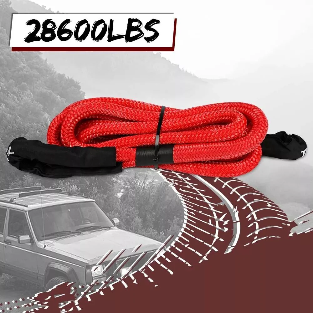 X-BULL Recovery Kinetic Tow Rope 7/8"x30' 28600lbs - Image 5