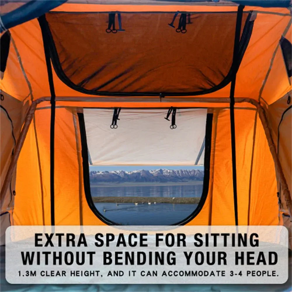 X-BULL 3 Person Magtower Roof Top Tent with Ladder & Mattress - Image 18
