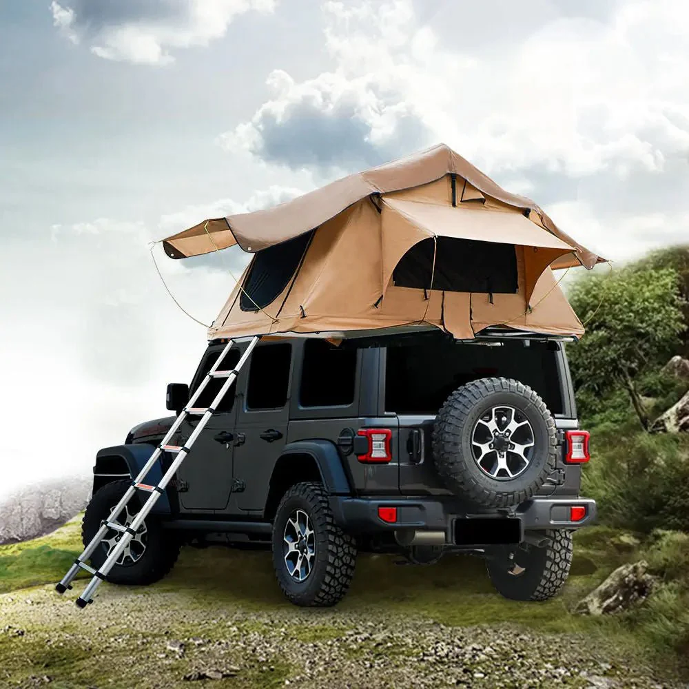 X-BULL 3 Person Magtower Roof Top Tent with Ladder & Mattress - Image 4