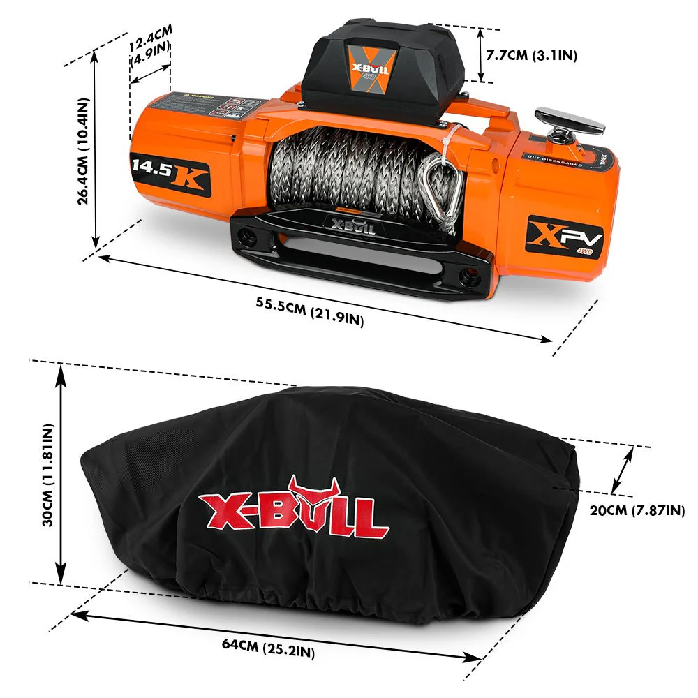 X-BULL Winch Cover Use for 10000-14500LBS Winch - Image 7