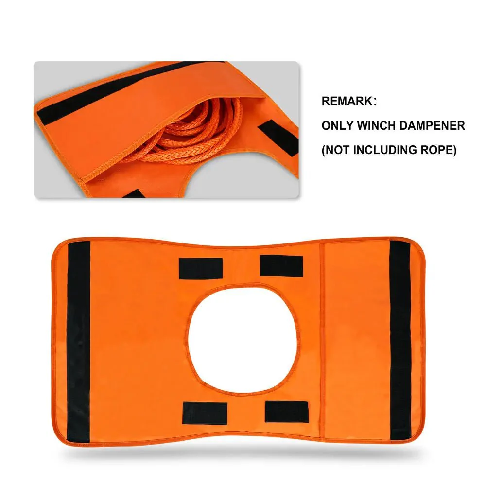 X-BULL Off-Road Safety Blanket Winch Damper with Storage Pocket and Reflective Strips - Image 4