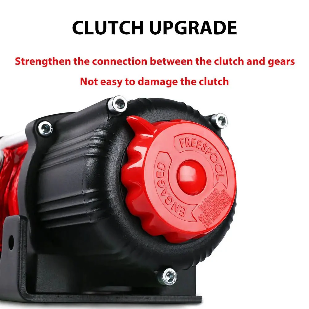 X-BULL Electric Winch 4500 LBS 12V Synthetic Rope ATV UTV Boat Truck 4WD - Image 7